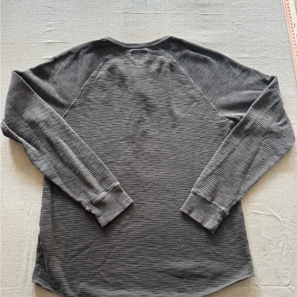 Lucky Brand Brown Long Sleeve Henley - Picture 8 of 8